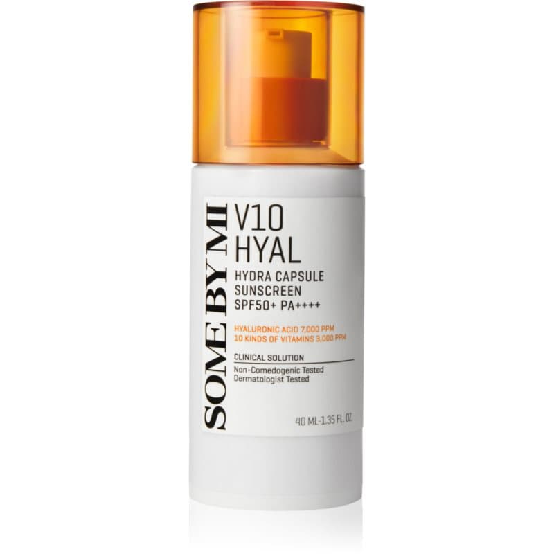 V10 Hyal Hydra Capsule Sunscreen krem ochronny dla skóry wrażliwej i nietolerancyjnej SPF 50+