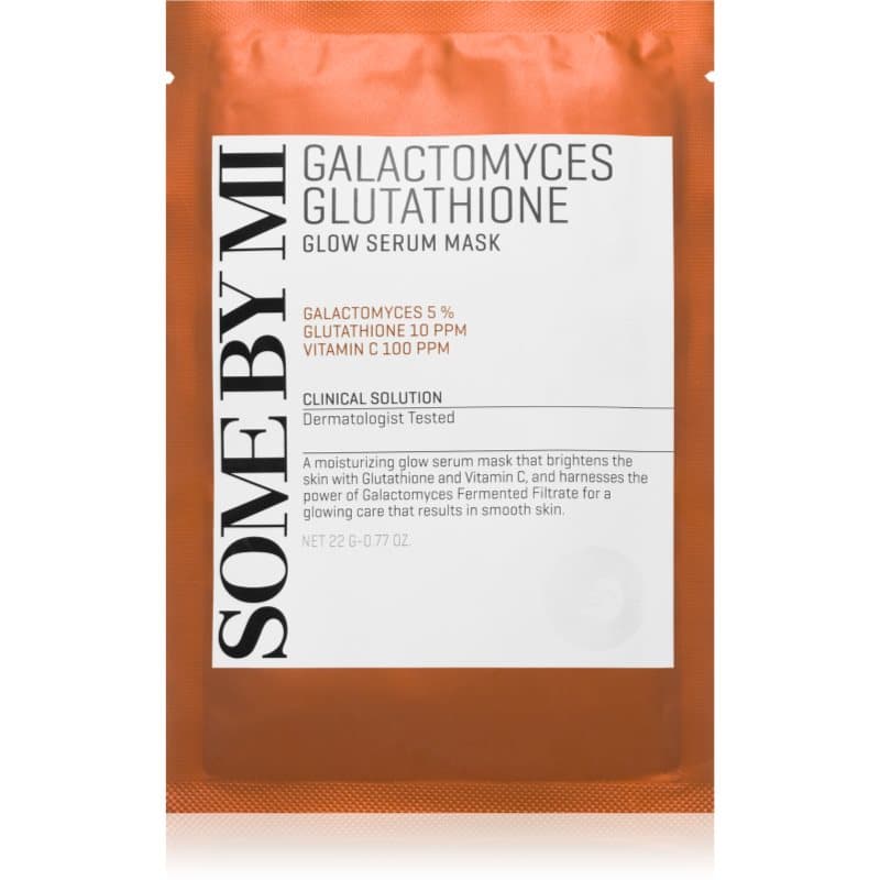 Galactomyces Glutathione Glow Serum Mask maska rozświetlająca w płacie do cery wrażliwej i suchej