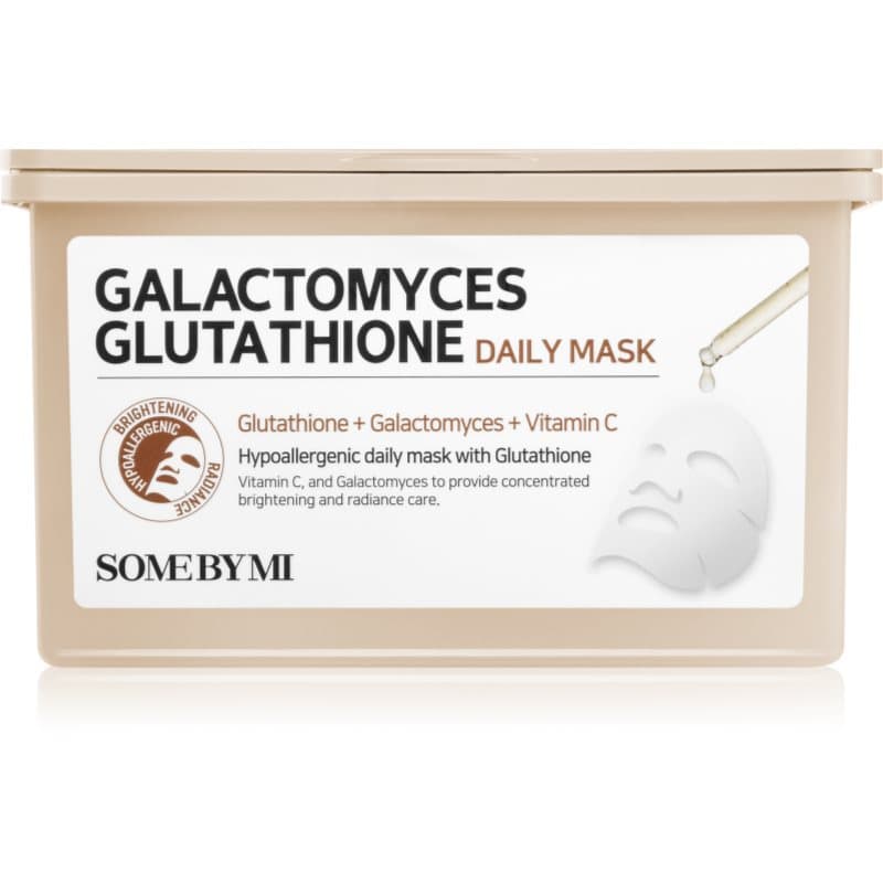 Galactomyces Glutathione Daily Mask Pack maska rozświetlająca w płacie duże opakowanie