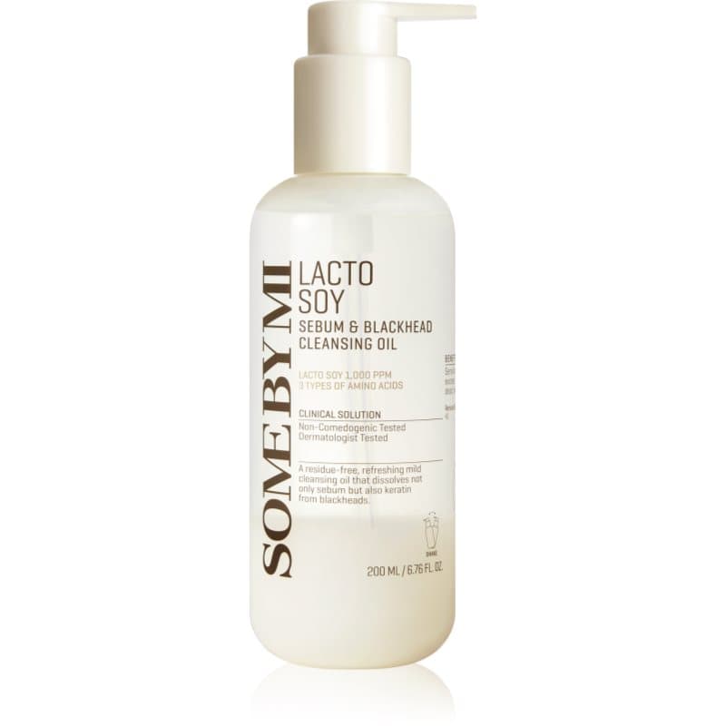 Lacto Soy Sebum & Blackhead Cleansing Oil delikatny olejek oczyszczający dla cery wrażliwej