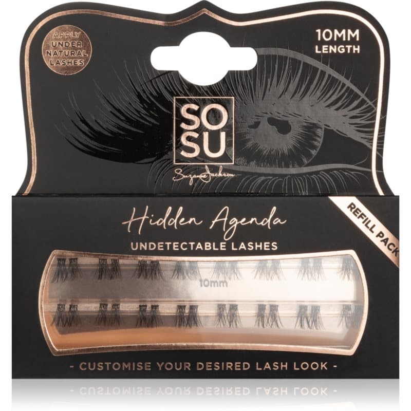 Hidden Agenda Undetectable Lashes kępki rzęs bez węzełków 10 mm