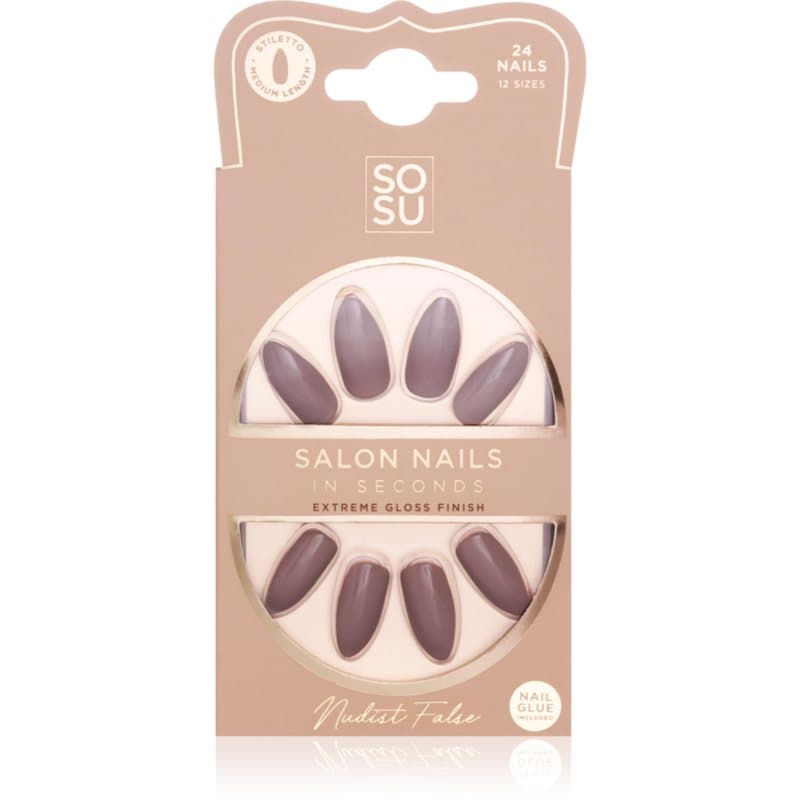 Salon Nails sztuczne paznokcie odcień Nudist