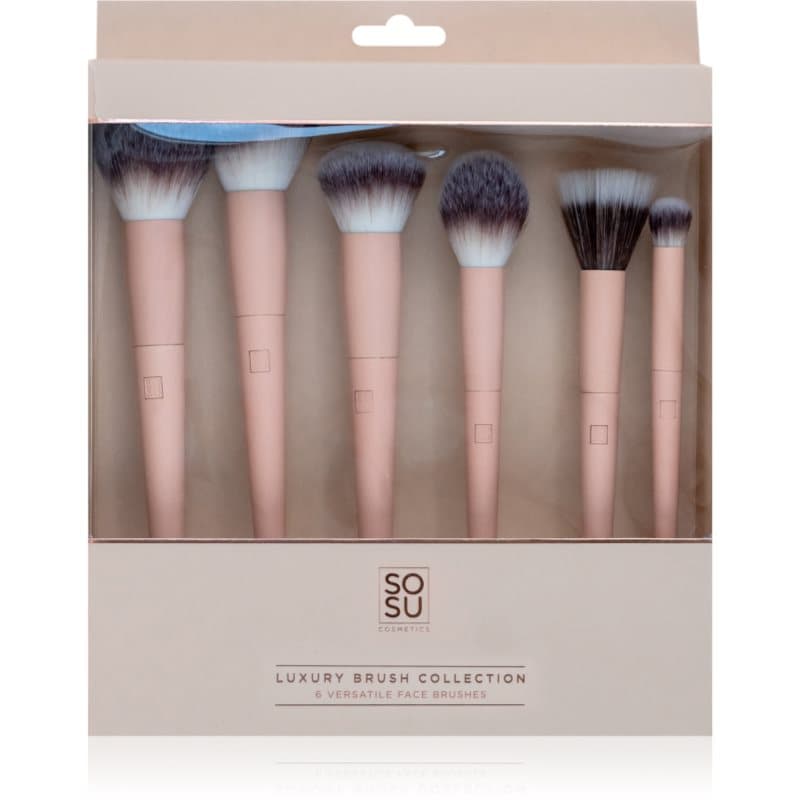 Luxury Brush Face Collection zestaw pędzli do twarzy