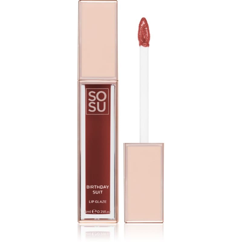 Satin Lip Glaze nawilżający błyszczyk do ust odcień Birthday Suit