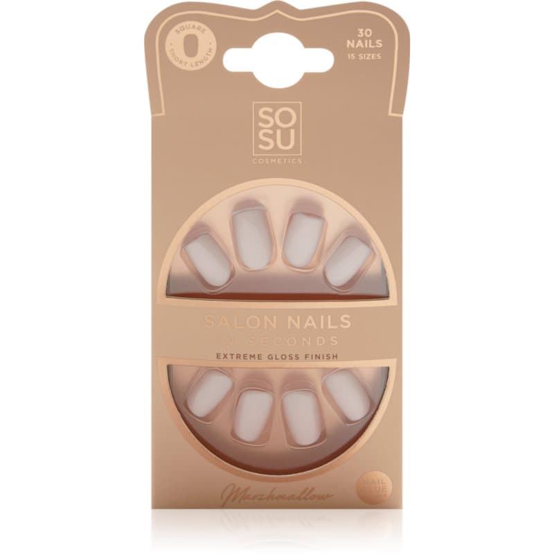 Salon Nails sztuczne paznokcie odcień Marshmallow