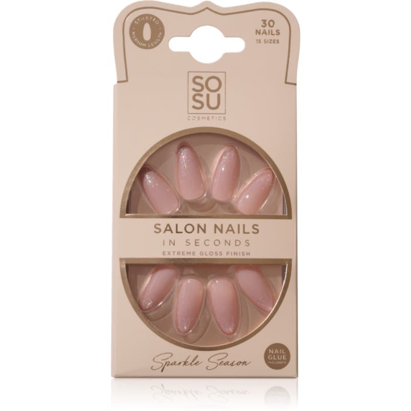 Salon Nails sztuczne paznokcie odcień Sparkle Season