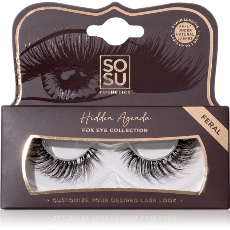 Hidden Agenda Fox Eye Collection sztuczne rzęsy odcień Feral
