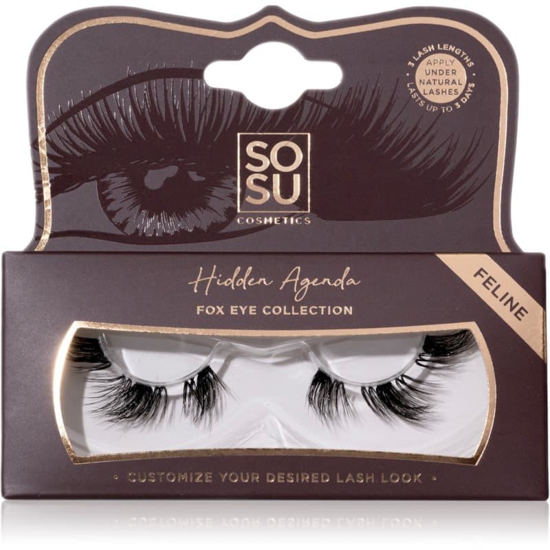 Hidden Agenda Fox Eye Collection sztuczne rzęsy odcień Feline