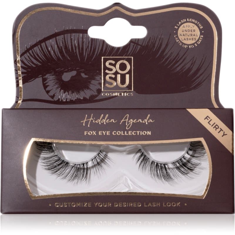 Hidden Agenda Fox Eye Collection sztuczne rzęsy odcień Flirty