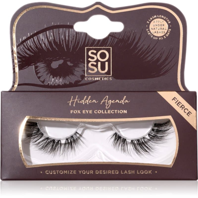 Hidden Agenda Fox Eye Collection sztuczne rzęsy odcień Fierce