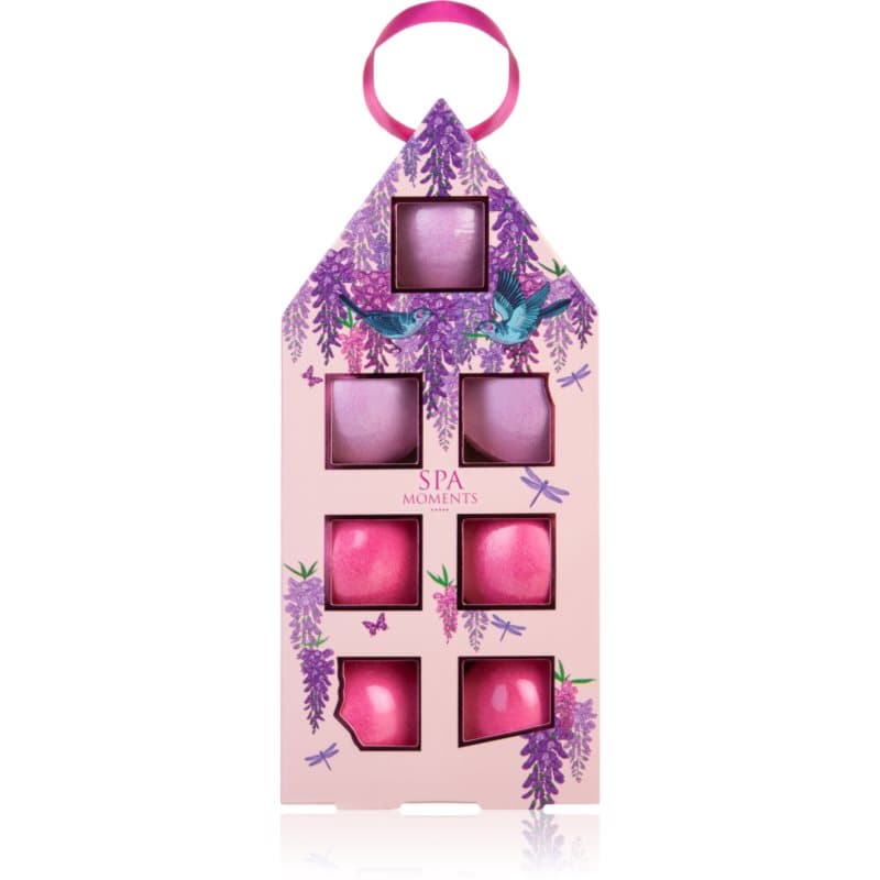 Lilac musujące kule do kąpieli