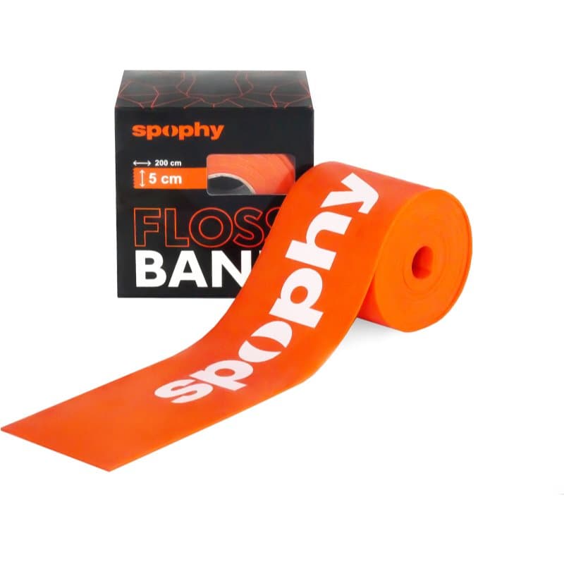 Flossband kompresyjna guma terapeutyczna kolor Orange, 5 cmm