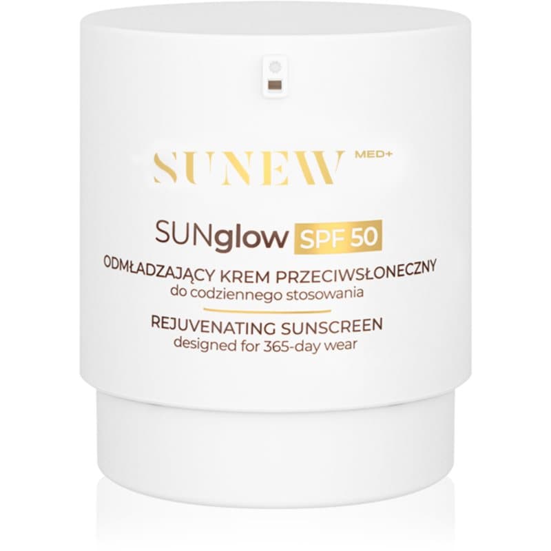 SUNEWMED+ SUNglow Anti-Aging Face Sunscreen SPF 50 odmładzający krem przeciwsłoneczny do twarzy SPF 50