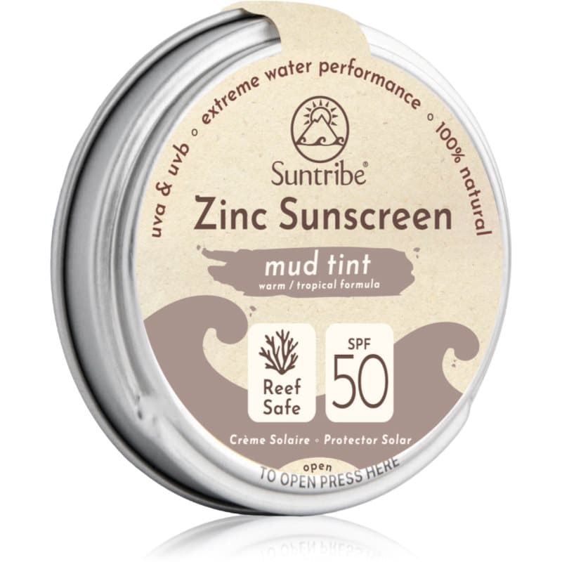 Zinc Sunscreen mineralny krem ochronny do twarzy i ciała SPF 50 Mud Tint