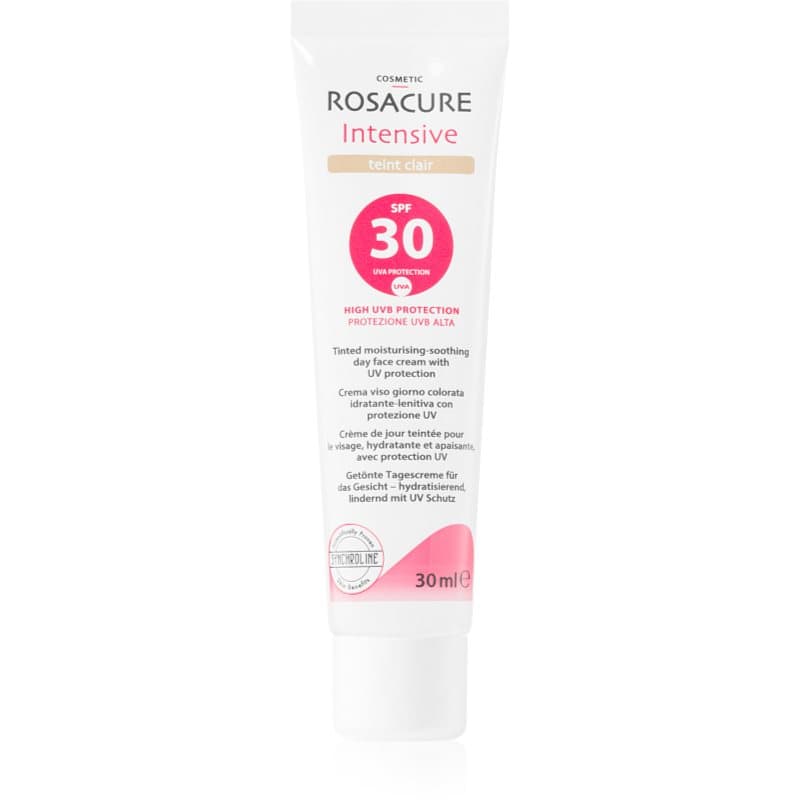 Rosacure Intensive tonizująca emulsja do skóry wrażliwej skłonnej do zaczerwienień SPF 30 odcień Clair