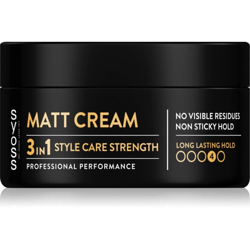 Matt Cream matowa pasta do stylizacji do utrwalenia kształtu