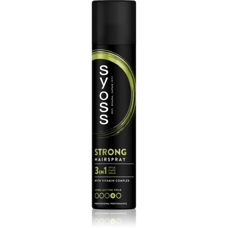 Strong Hold Hairspray mocno utrwalający lakier do włosów 3 w 1