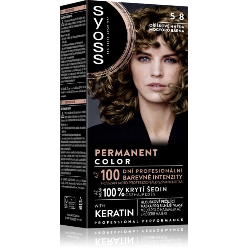 Permanent Color trwała farba do włosów odcień 5_8 Hazelnut Brown