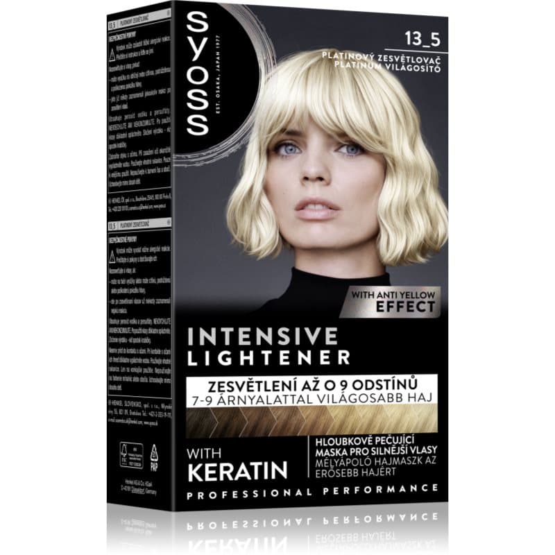 Intensive Lightener dekoloryzator do rozjaśniania włosów odcień 13_5 Platinum Lightener