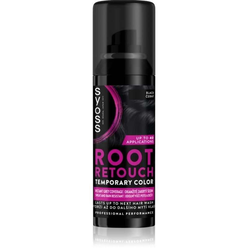 Root Retoucher tonująca farba na odrosty w sprayu odcień Black