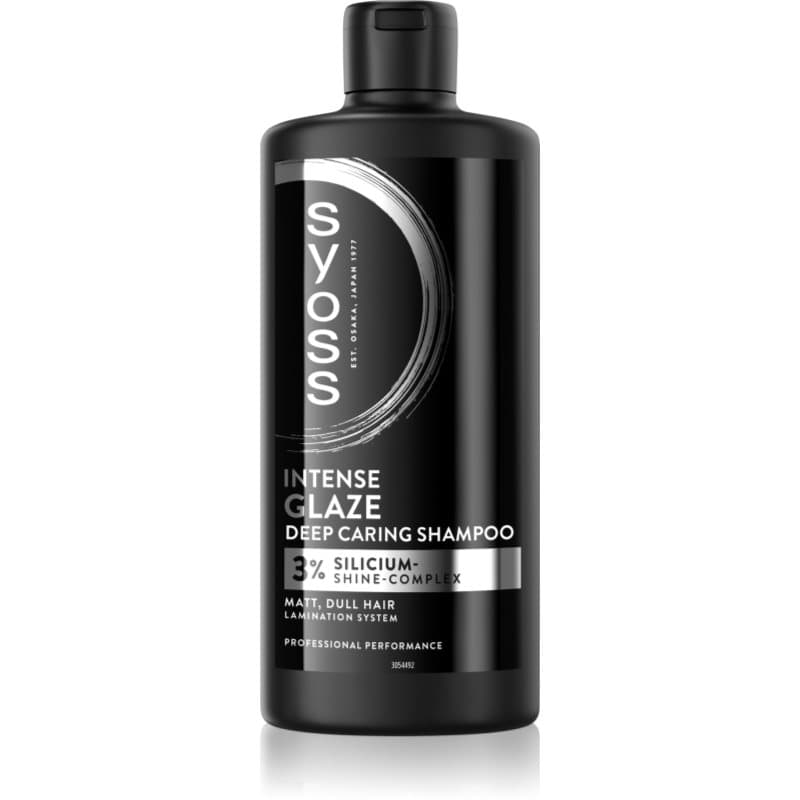 Intense Glaze szampon odżywczy do włosów osłabionych, bez połysku