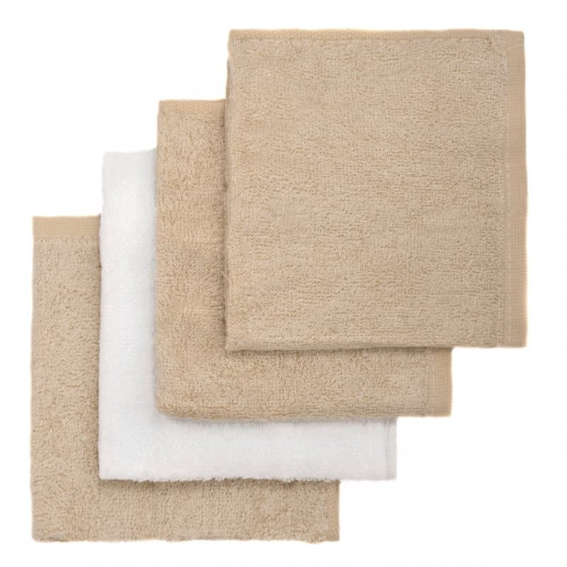 BIO Bamboo Baby Washcloths myjka do kąpieli Beige 25cm