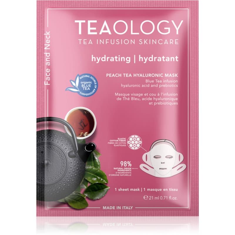 Face Mask Peach Tea Hyaluronic maska nawilżająca w płacie