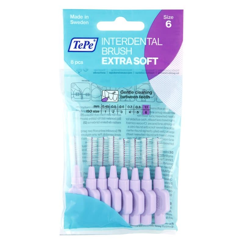 Extra Soft szczoteczki międzyzębowe 1,1 mm
