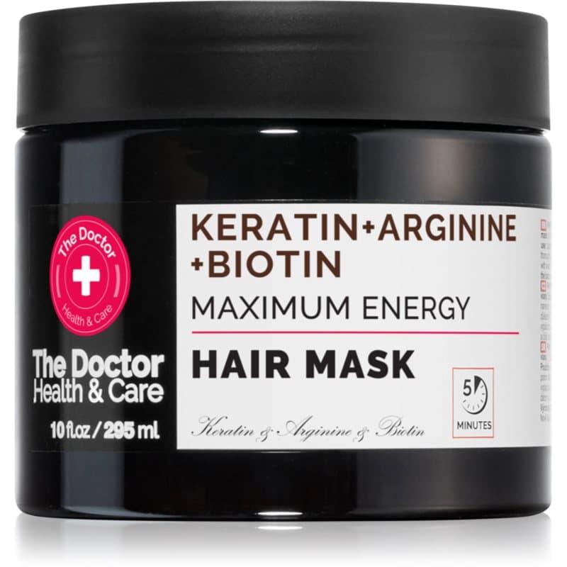 Keratin + Arginine + Biotin Maximum Energy maseczka keratynowa do włosów