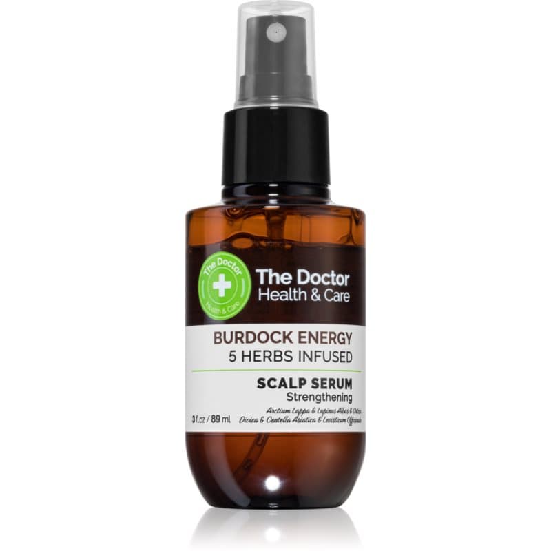 Burdock Energy 5 Herbs Infused serum wzmacniające szampon do zmęczonych włosów i skóry głowy
