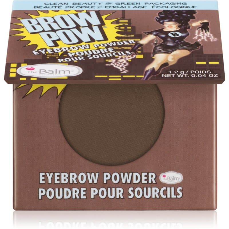 Browpow® puder do brwi w praktycznym magnetycznym pudełku odcień Dark Brown