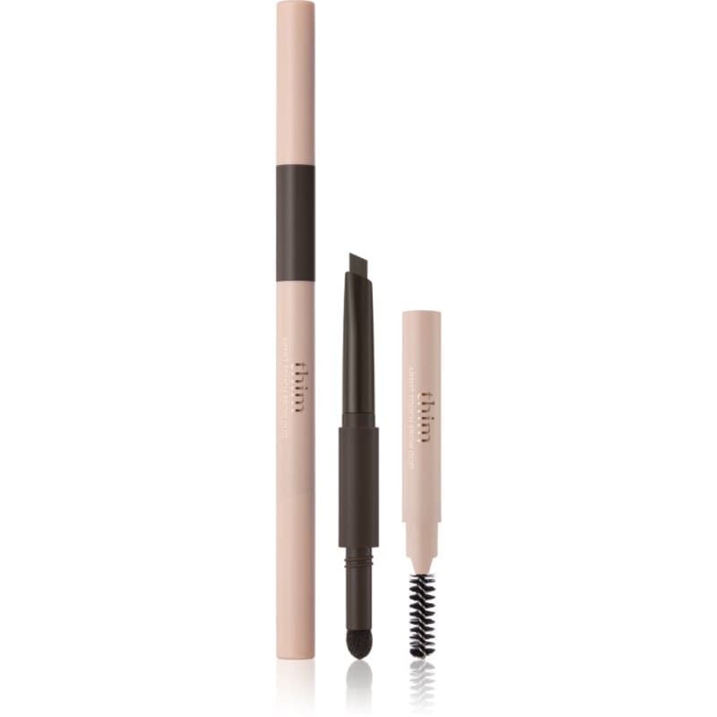 Artist Touch Brow Duo dwustronna kredka do brwi ze szczotką odcień 03 Black Brown
