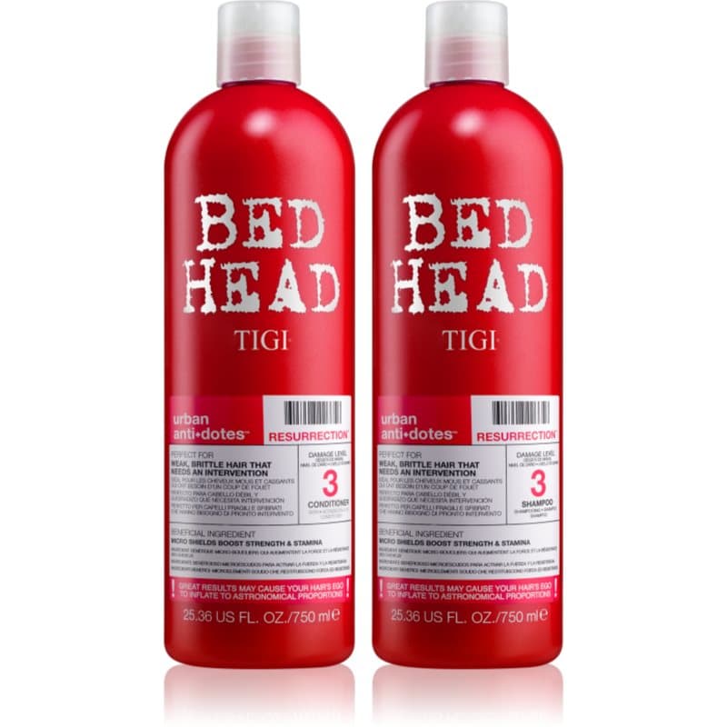 Bed Head Urban Antidotes Resurrection wygodne opakowanie do włosów słabych, zniszczonych dla kobiet