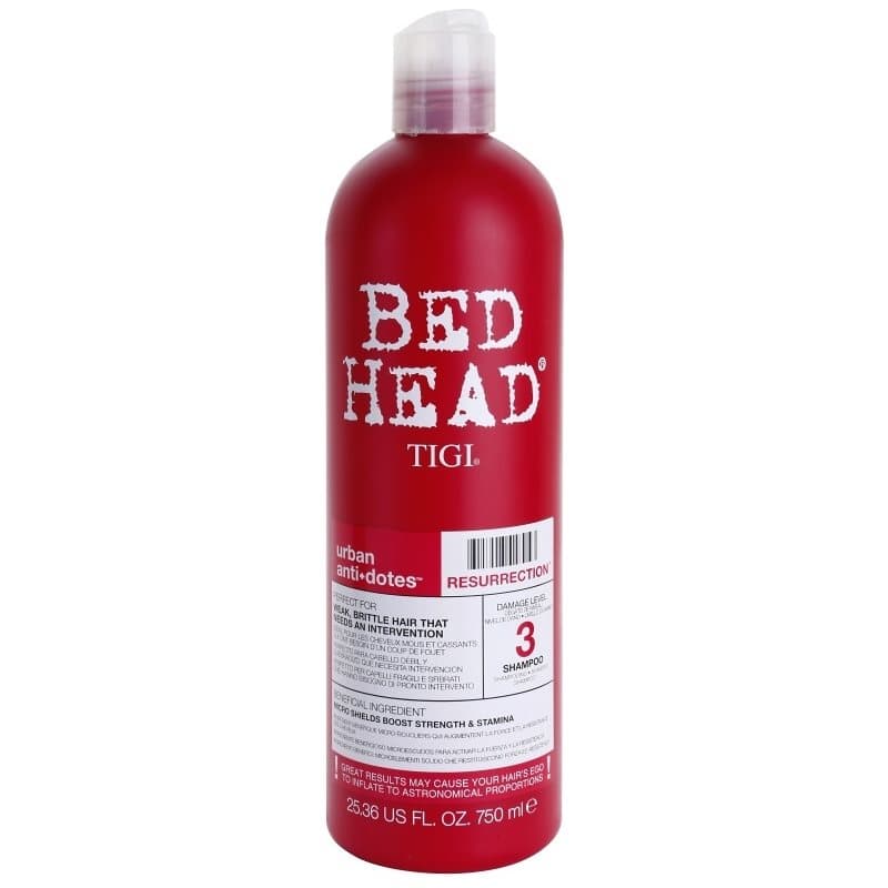 Bed Head Urban Antidotes Resurrection szampon do włosów słabych, zniszczonych