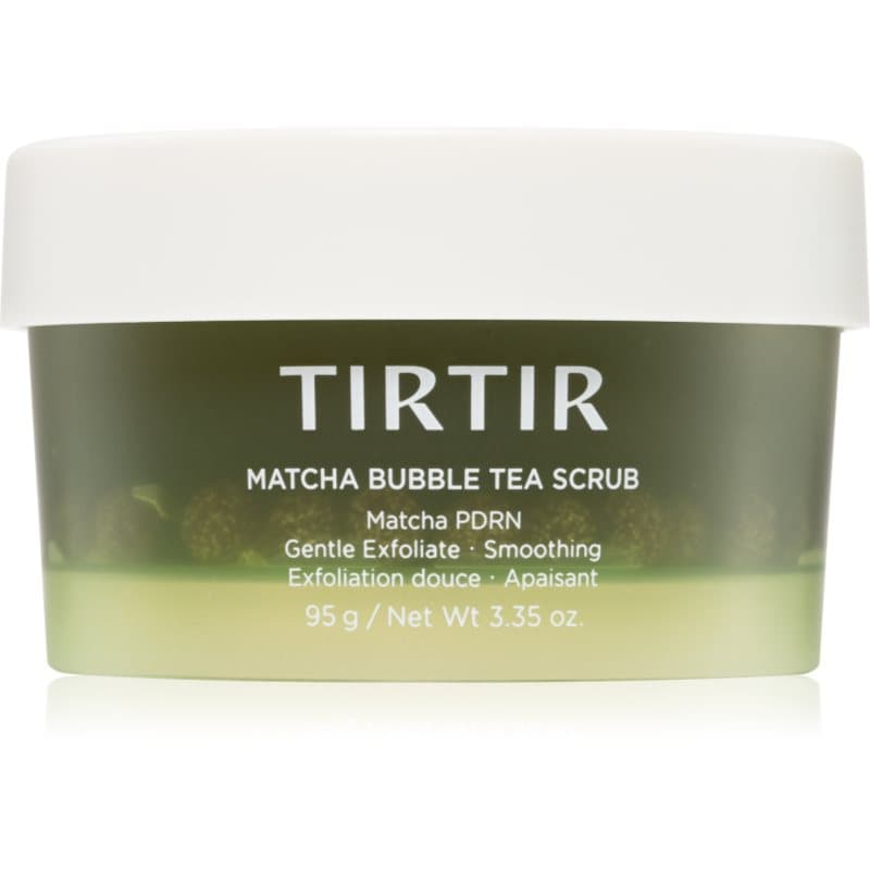Matcha Bubble Tea Scrub delikatny peeling oczyszczający o działaniu uspokajającym