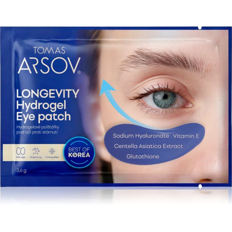 Longevity Hydrogel Eye patch wkładki hydrożelowe przeciw starzeniu się