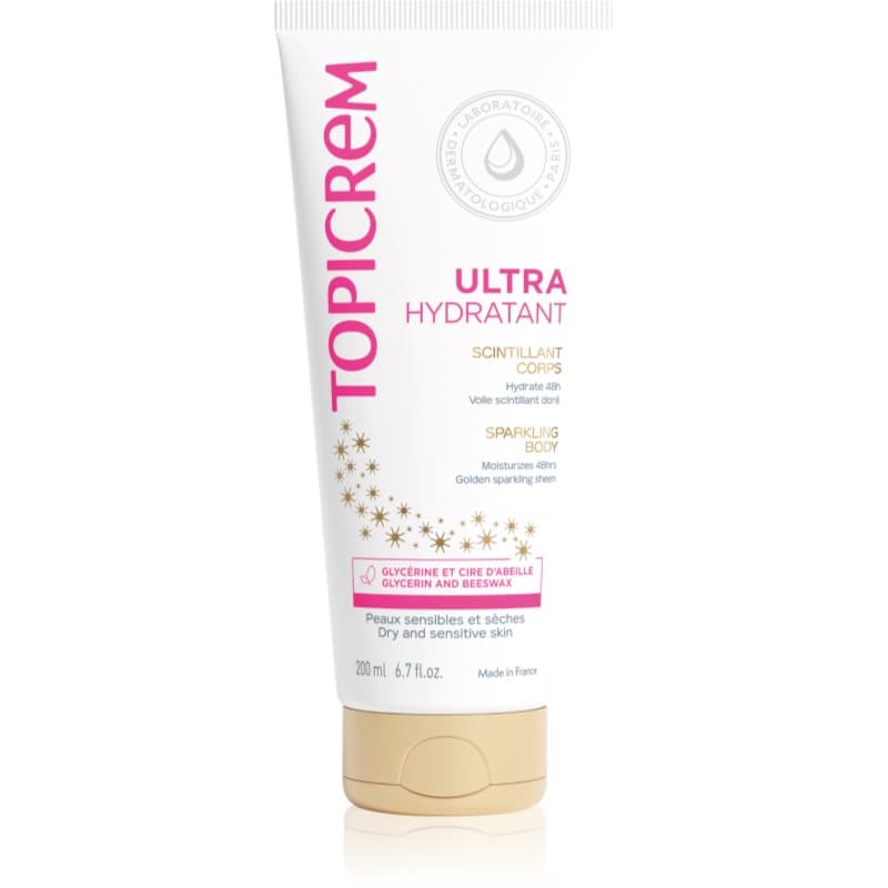 UH BODY Ultra-Moisturizing Sparkling Body intensywnie nawilżający balsam do ciała z brokatem