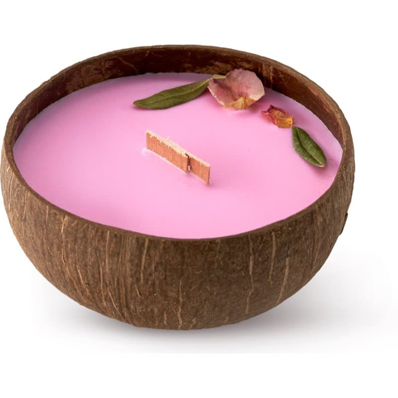Roses świeczka zapachowa z drewnianym knotem