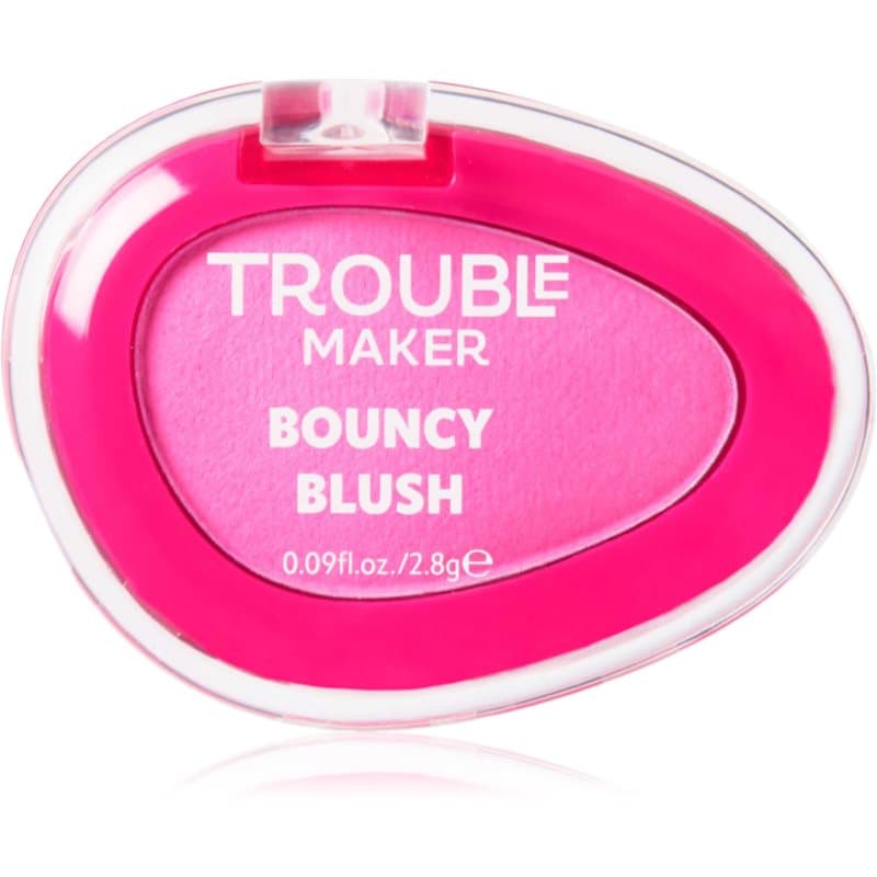 Bouncy Blush pudrowy róż odcień Bounce Hot Pink