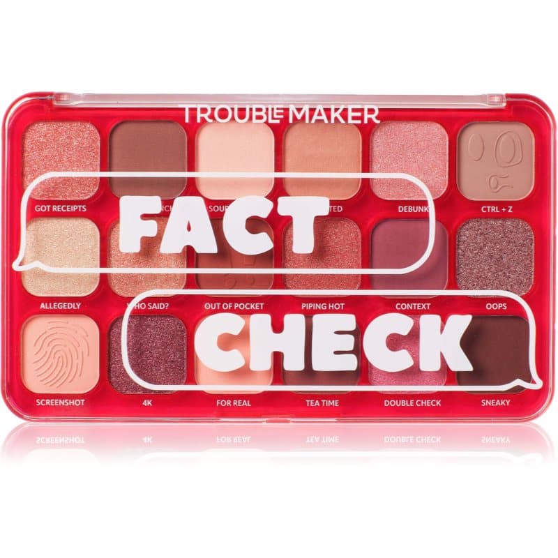 Big Trouble paleta cieni do powiek odcień Fact Check