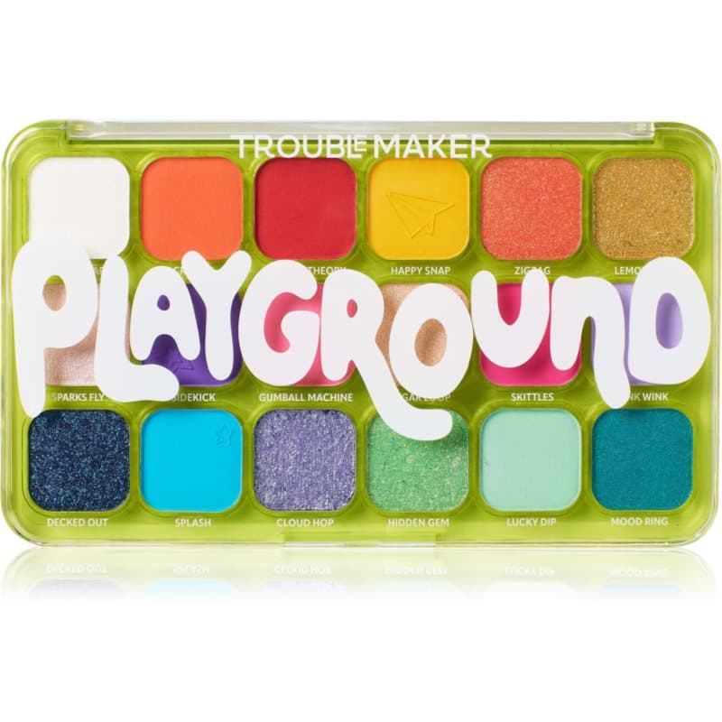 Big Trouble paleta cieni do powiek odcień Playground