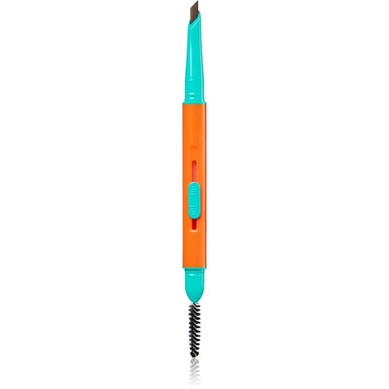 Feral Brow Blade kredka do brwi ze szczoteczką 2 w 1 odcień Dark Brown