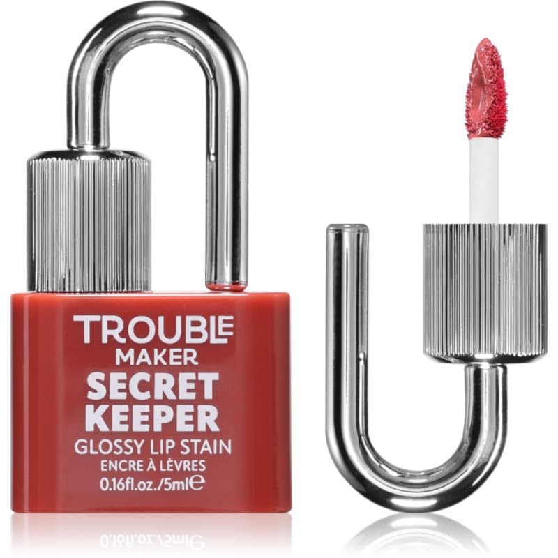Secret Keeper Lip Gloss Stain farbka do ust dla długotrwałego efektu odcień Shifty Biz Rose Nude