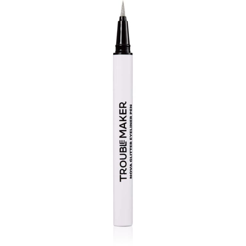 Nova Glitter Liquid Eyeliner Pen eyeliner brokatowy odcień Circuit Breaker Silver
