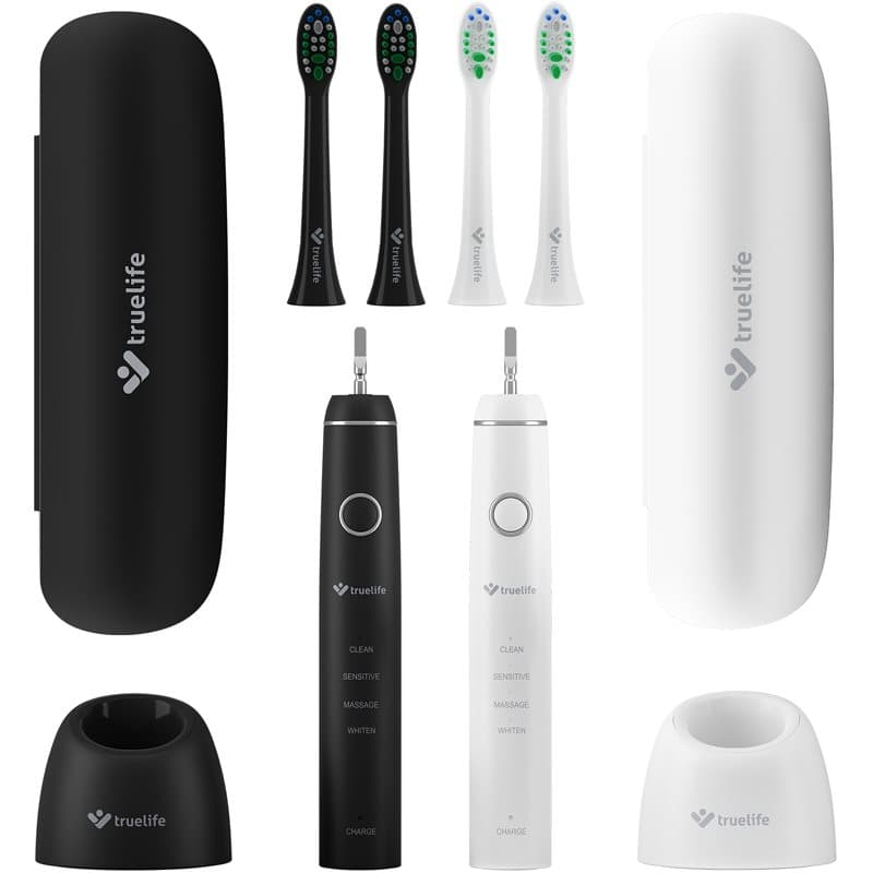 SonicBrush Compact Duo soniczna szczoteczka elektryczna, 2 korpusy