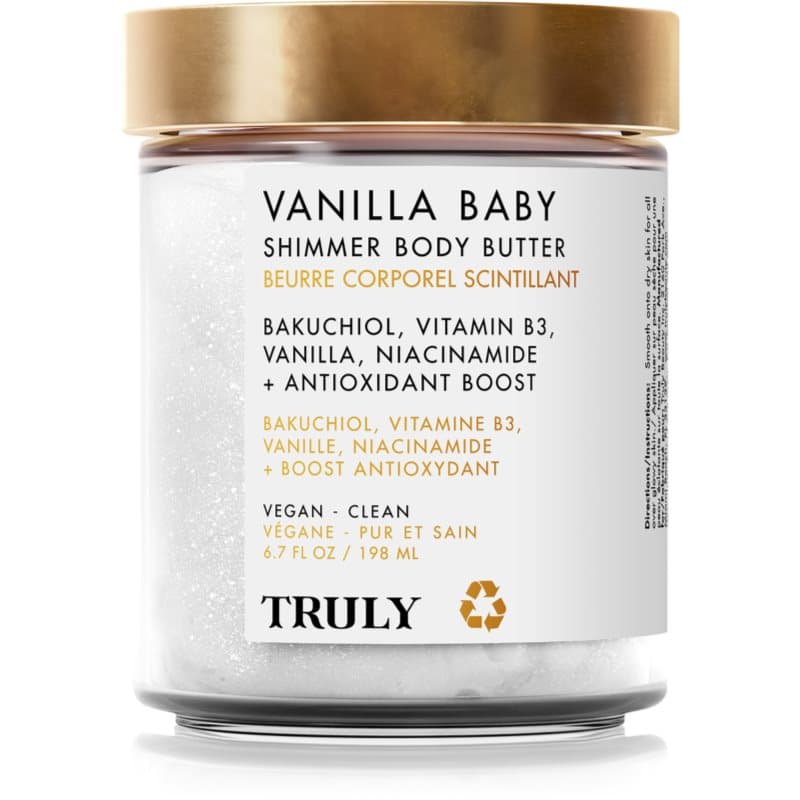 Vanilla Baby intensywnie nawilżające masło do ciała z perłowym blaskiem