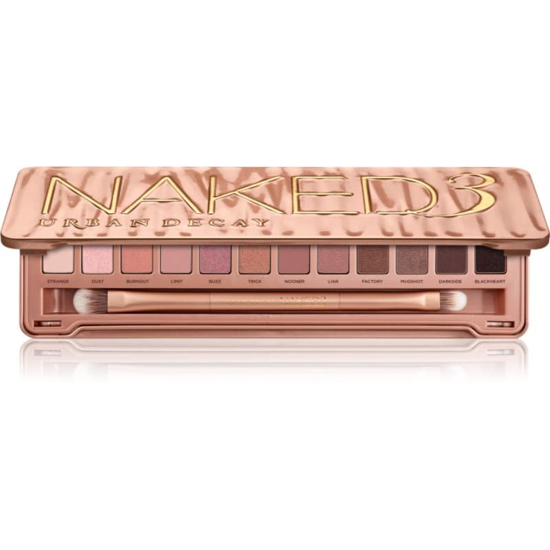 Naked3 paleta cieni do powiek z pędzelkiem