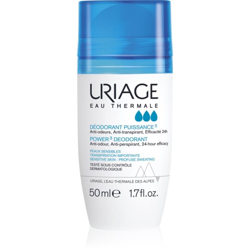 Hygiène Power3 Deodorant dezodorant roll-on przeciwko białym i żółtym śladom