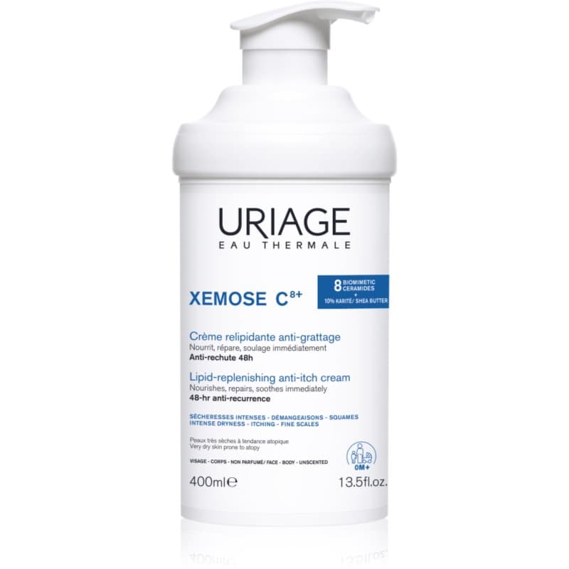 Xemose C8+ Lipid-Replenishing Anti-Irritation Cream łagodzący krem uzupełniający lipidy do skóry suchej i atopowej
