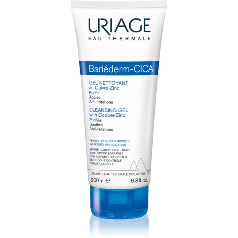 Bariéderm Cica Cleansing Gel with Copper-Zinc kojący żel oczyszczający do popękanej skóry